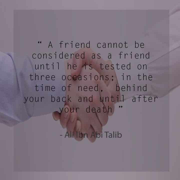 islamic quotes on friendship