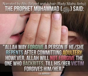 Hadiths And Islamic Quotes On Backbiting (20)