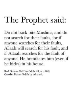 Hadiths And Islamic Quotes On Backbiting (2)