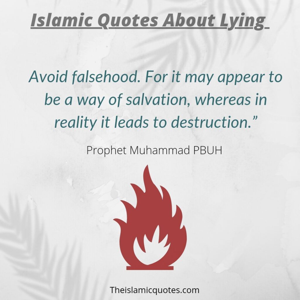 50 Islamic Quotes About Lying with Images  