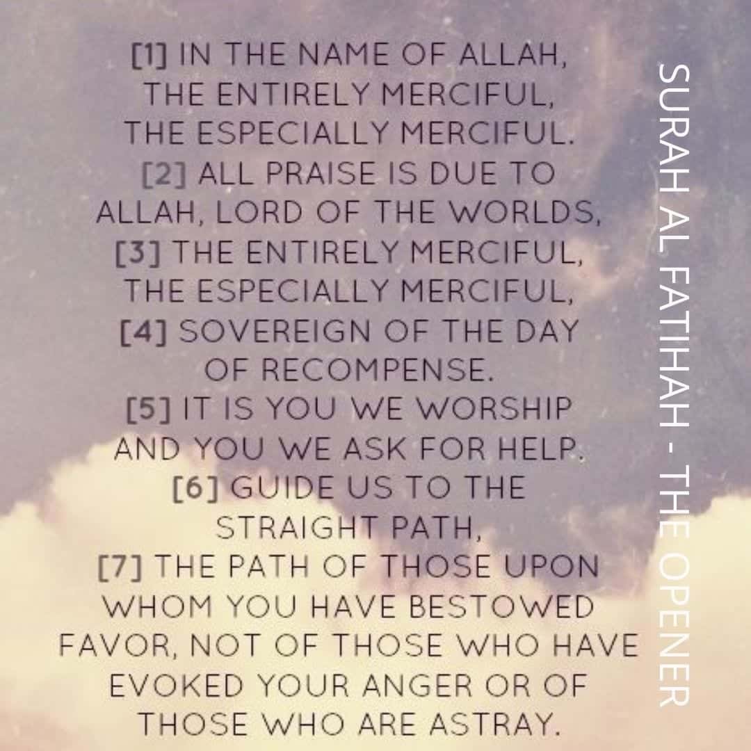 Surah Fatihah Summary-7 Beautiful Lessons From Surah Fatiha  