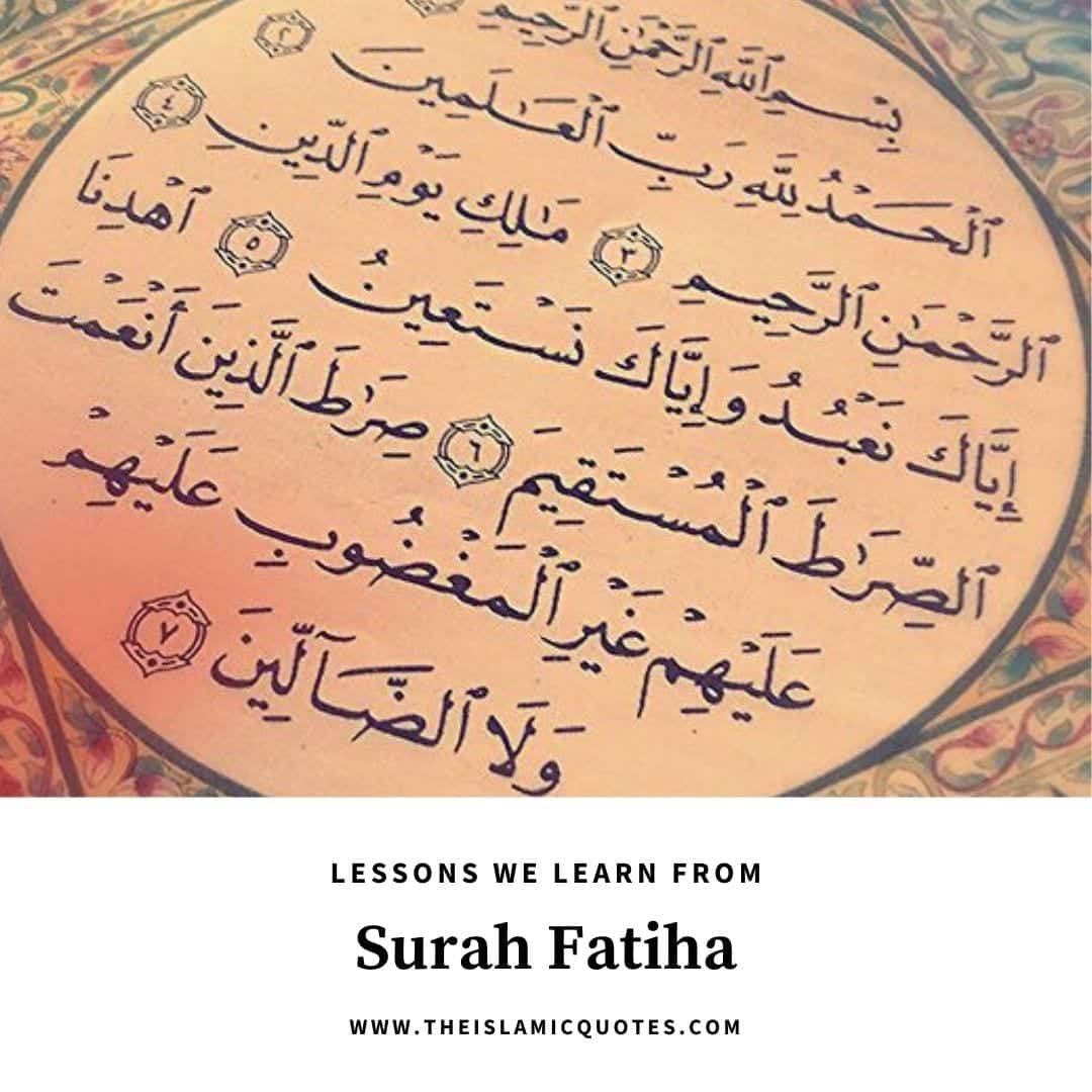 Surah Fatihah Summary-7 Beautiful Lessons From Surah Fatiha  