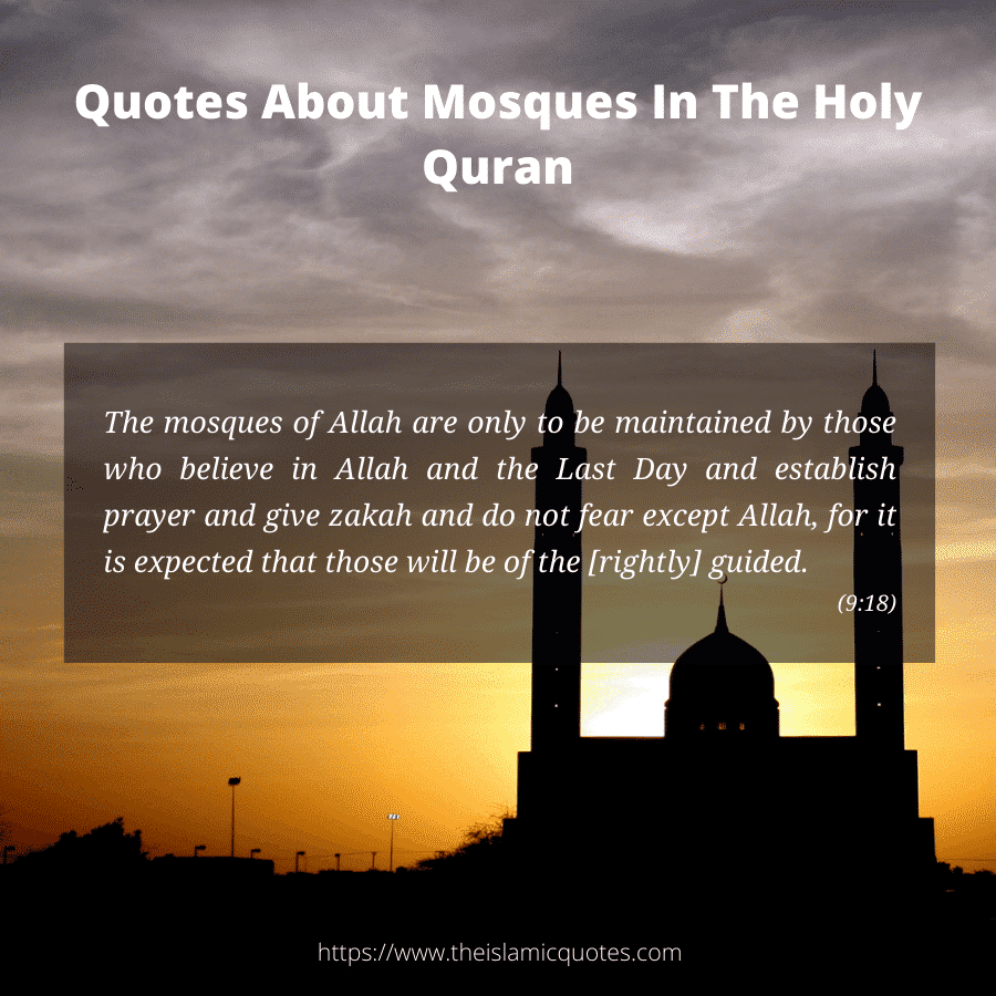 islamic quotes about mosques