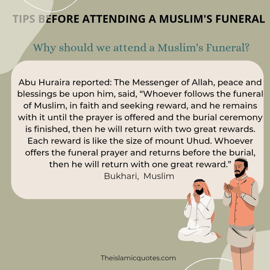 how to attend a muslim funeral