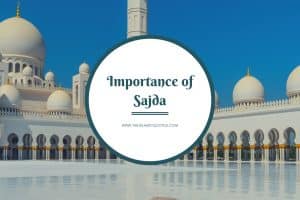 importance of sajda