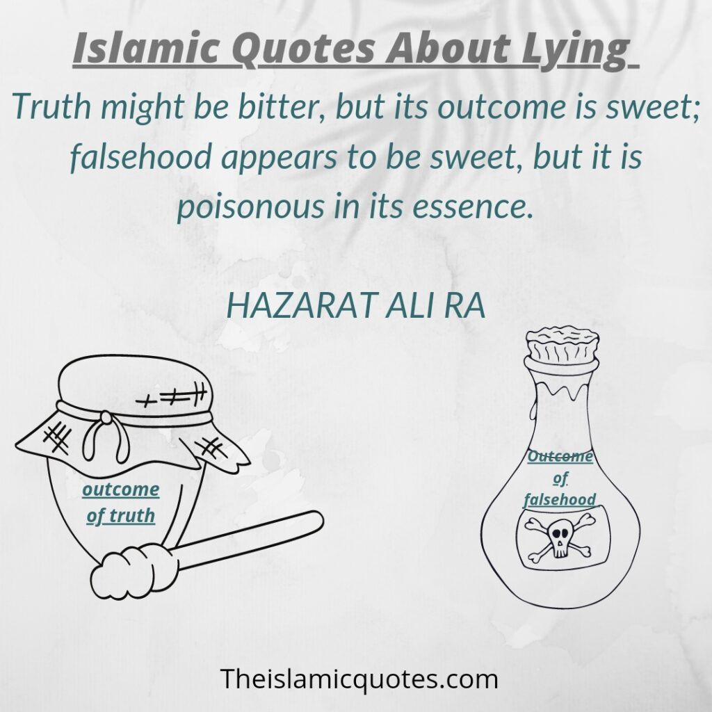 Ialamic Quotes about lying
