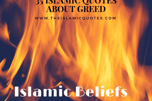 what islam says about greed