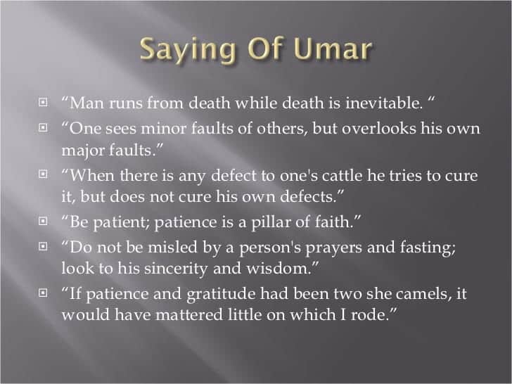 Umar Bin Khattab Quotes (22)