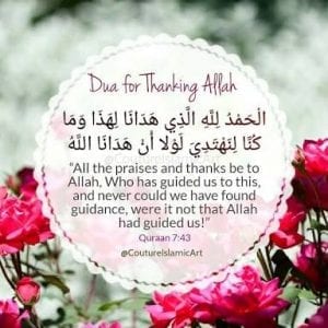 Islamic Quotes on thanking Allah (21)