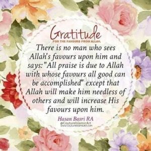 Islamic Quotes on thanking Allah (11)