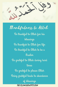 Islamic Quotes on thanking Allah (31)