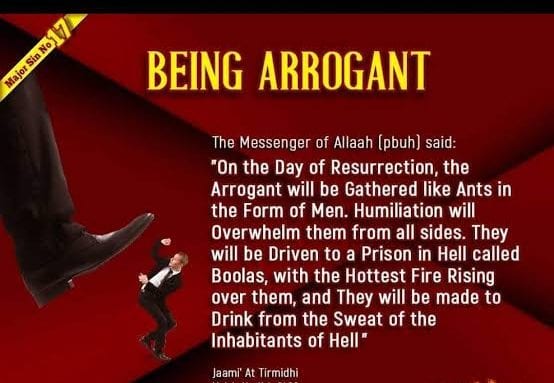 Arrogance in Islam (15)