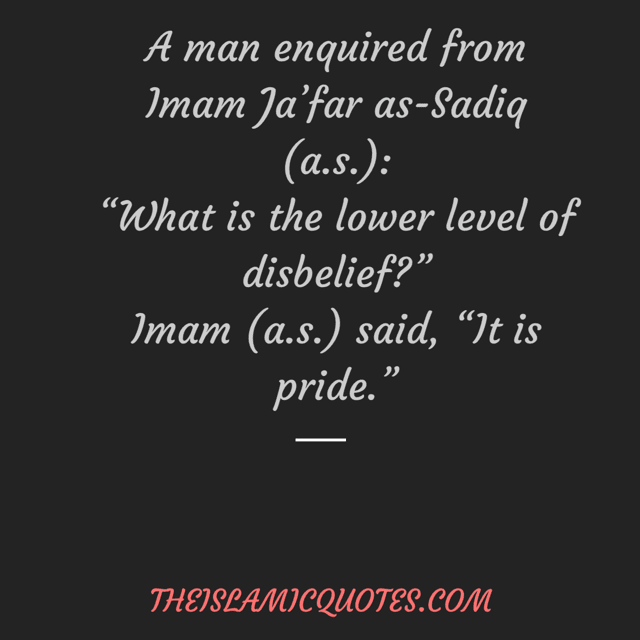 Arrogance in Islam (9)