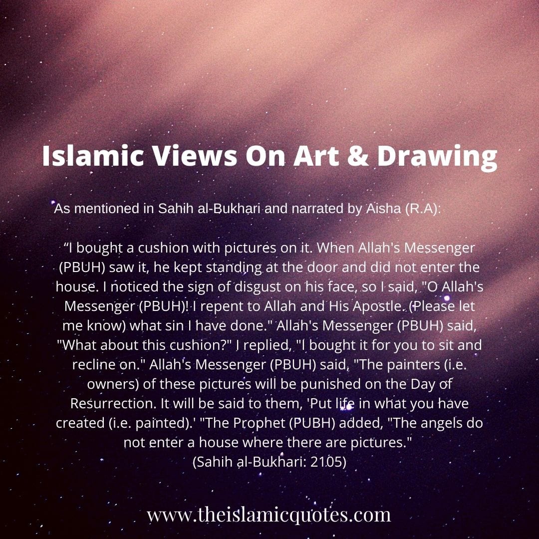 Islamic Views on Art & Drawing in the Light of Islamic Quotes