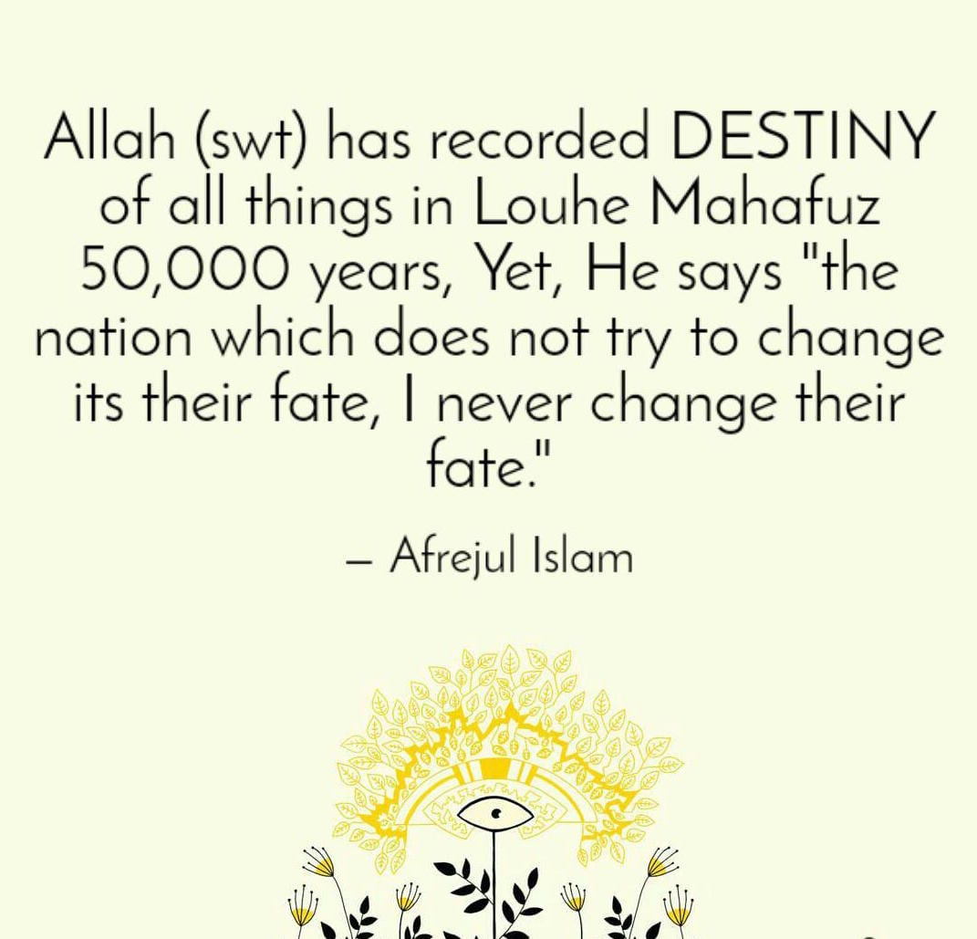 fate and destiny in islam