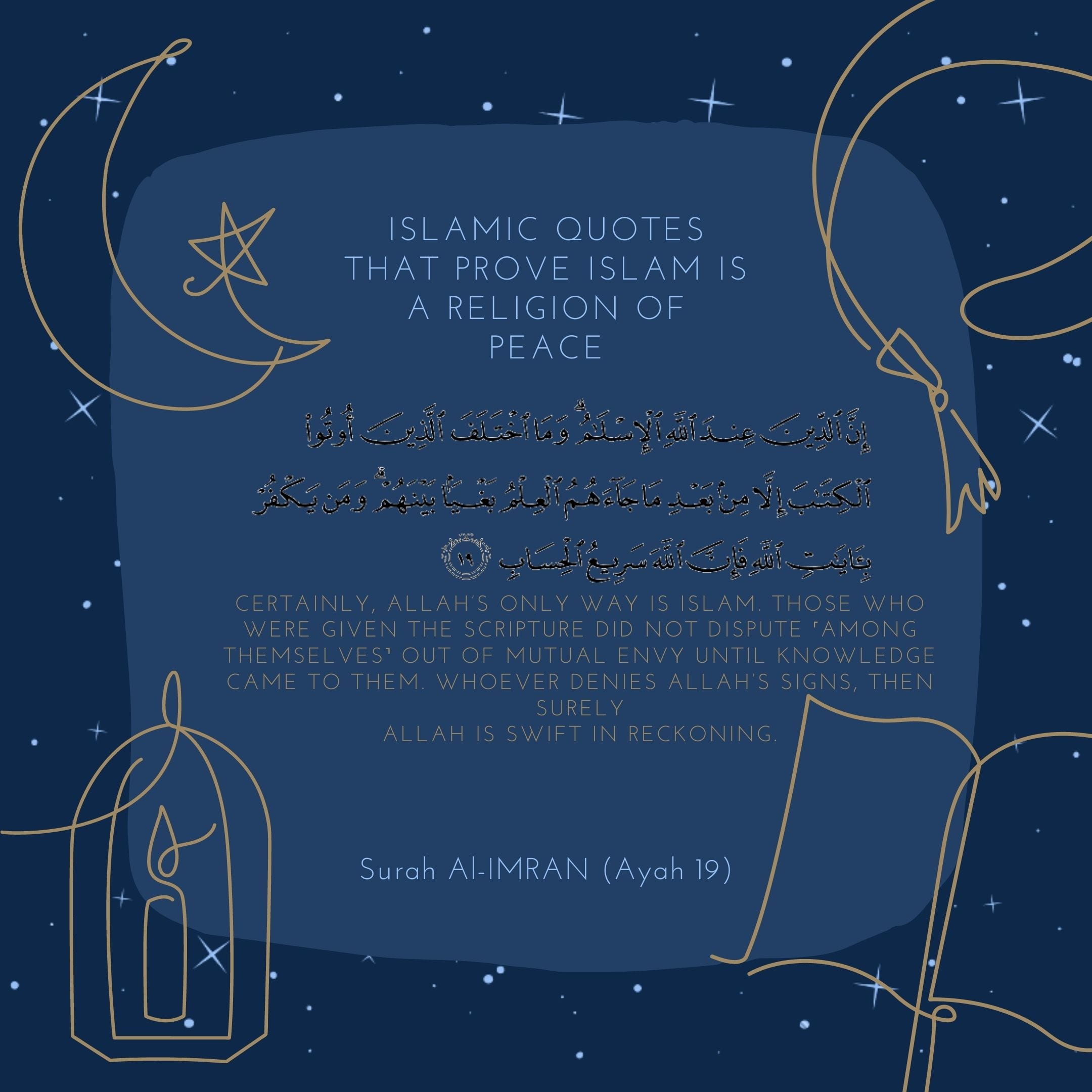 Quranic Verses on Peace- 10 Verses Proving Islam Is Peaceful
