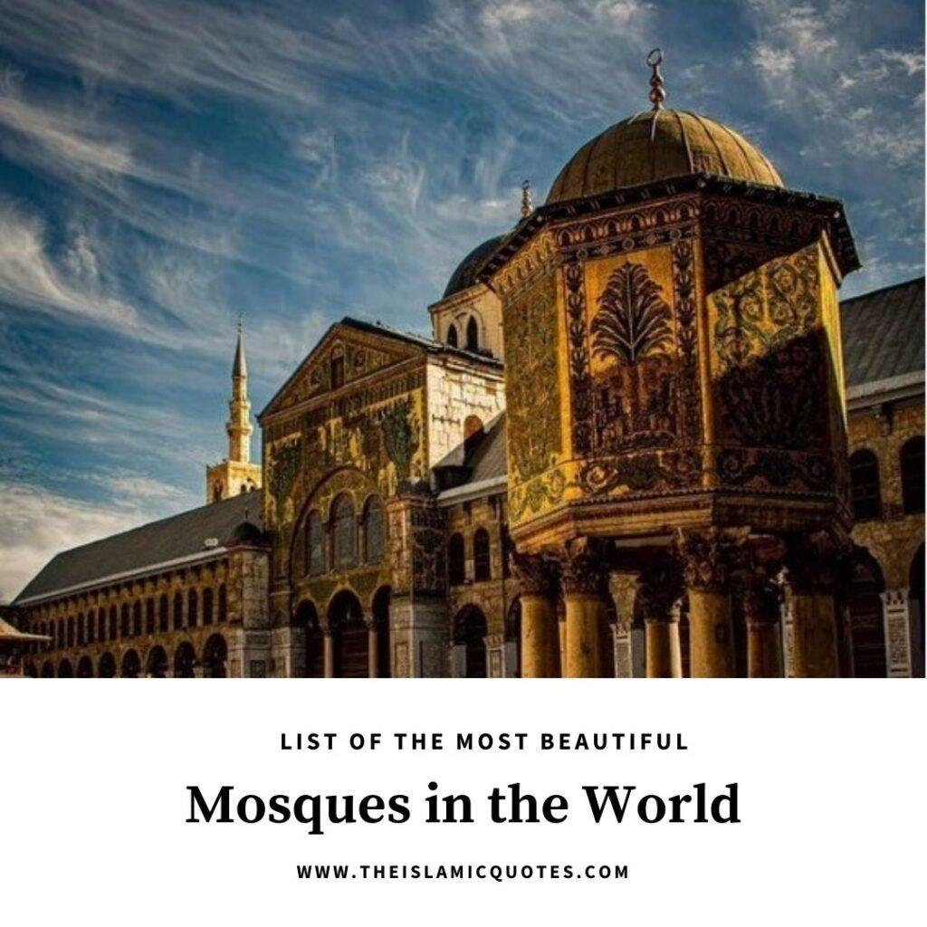 10 Most Beautiful Mosques In The World (with photos)  