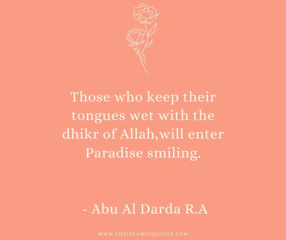 Abu Darda R.A Quotes in English.