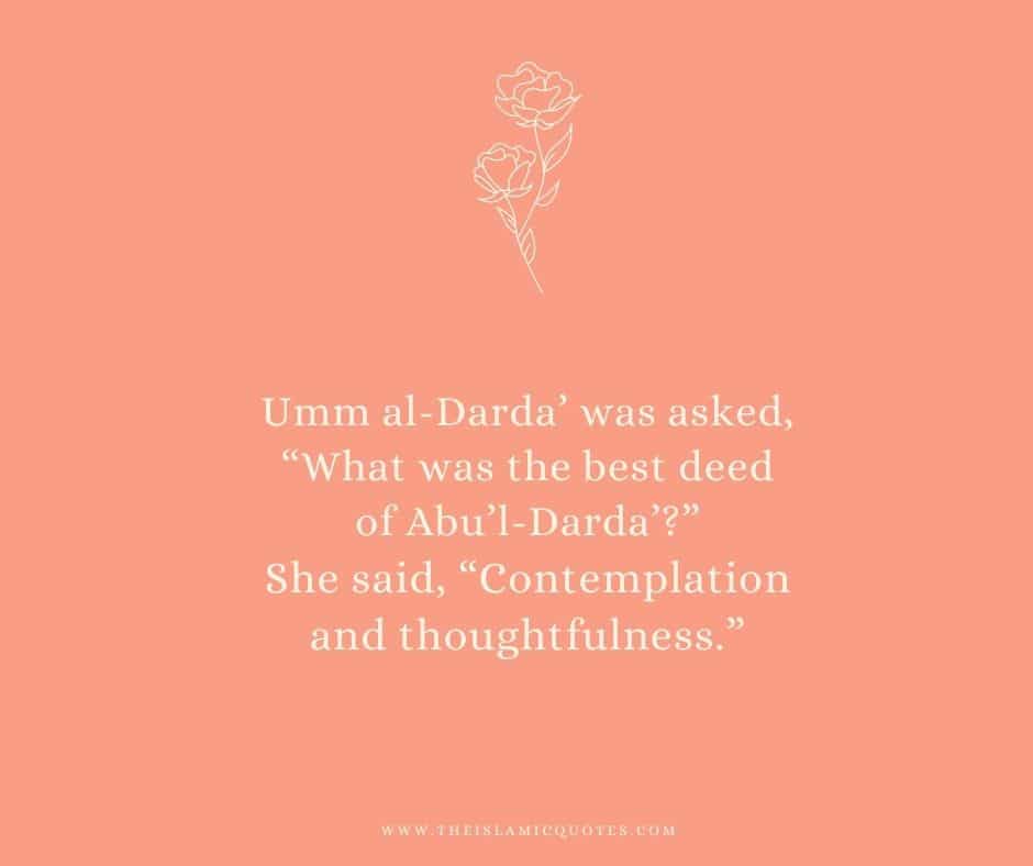 Abu Darda R.A quotes.